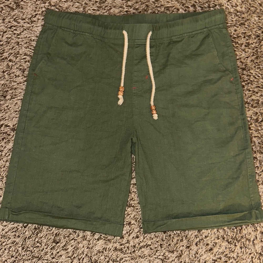 Army Green Beach Shorts